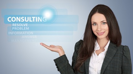 Women, Business, Smiling.