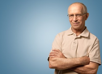 Senior Men, Isolated, Senior Adult.