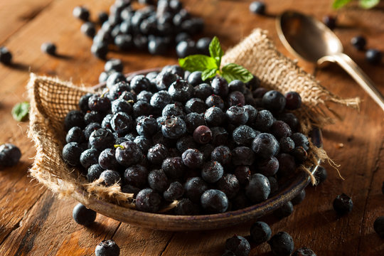 Fresh Raw Organic Blueberries