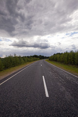 asphalted road  