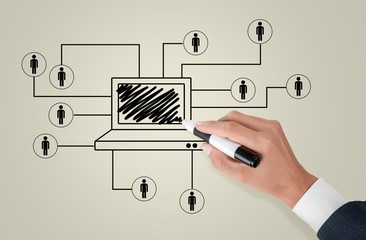 Social, network, networking.
