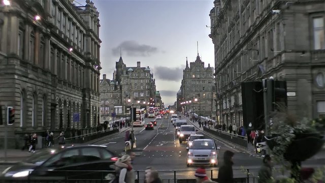 Edinburgh - Scotland - Time lapse