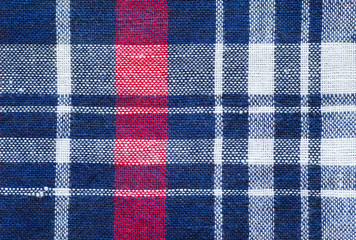 close - up check shirt fabric pattern and background