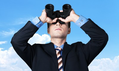 Binoculars, The Future, Searching.
