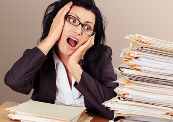 Office Worker, Paperwork, Inbox.