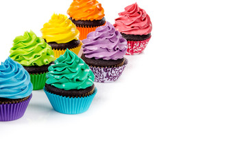 Colorful Cupcakes