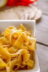 Home-made vibrant natural food concept