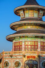 Wat Thawornwararam temple in Kanchanaburi, Thailand