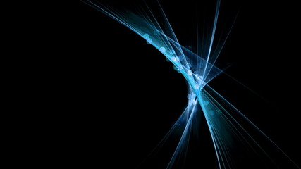 Festive  abstract background with blue dots of light