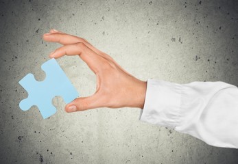 Puzzle, business, concept.