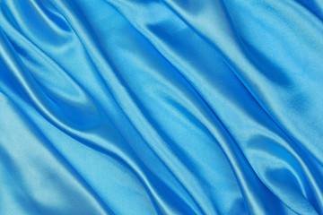 Blue Silk cloth of abstract backgrounds
