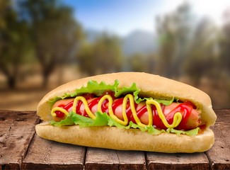 Hot Dog, Fast Food, Barbecue.