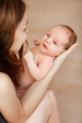 New born baby girl little child