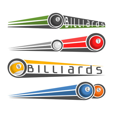 The image on the subject of billiards