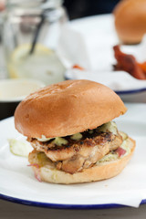 chicken burger