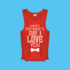 Naklejka premium Happy Father's Day