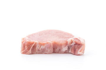 raw meat pork steak