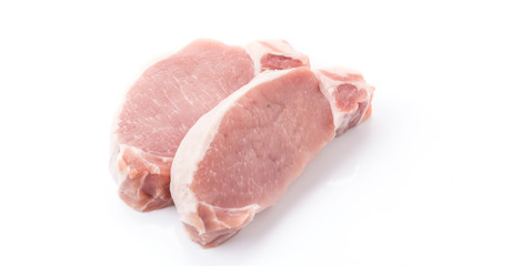 raw meat pork steak