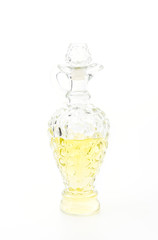 white wine and grapes