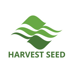 Harvest Seed logo icon vector