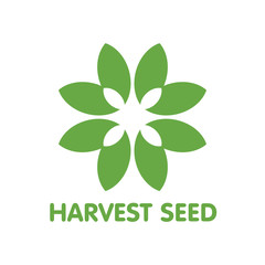 Harvest Seed logo icon vector