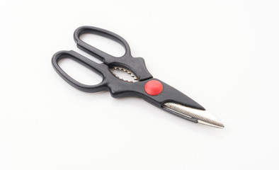 scissors. Object is isolated on white background