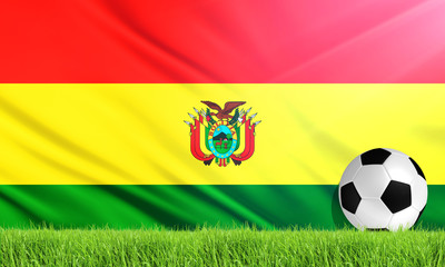 Naklejka premium The National Flag of Bolivia
