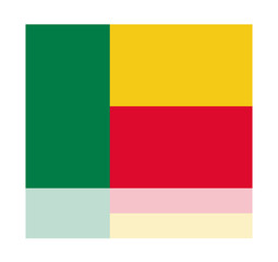 reflection flag benin