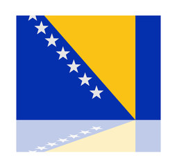reflection flag bosnia