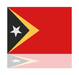 reflection flag east timor