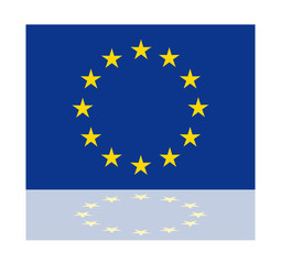 reflection flag european union