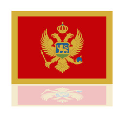 reflection flag montenegro