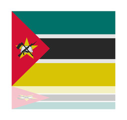 reflection flag mozambique