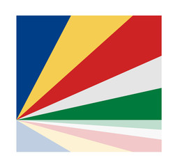 reflection flag seychelles