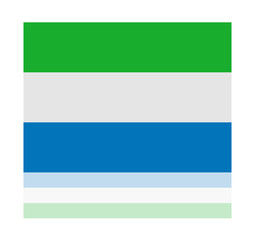 reflection flag sierra leone