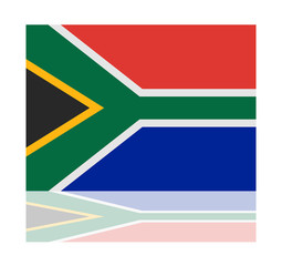 reflection flag south africa