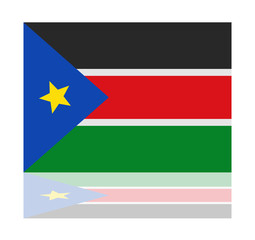 reflection flag south sudan