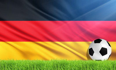 Naklejka premium The National Flag of Germany