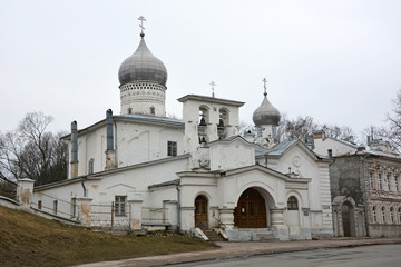 Fototapeta na wymiar Old Varlaam church in the Pskov, Russia