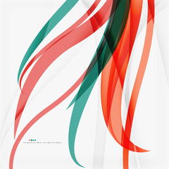 Obraz premium Red and blue lines background