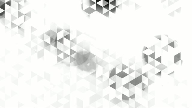 graphic black white animation triangles spots background
