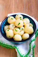 Cooked baby potato