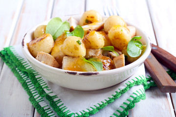 New potatoes salad