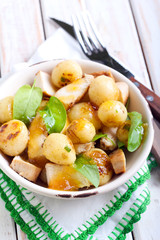 New potatoes salad