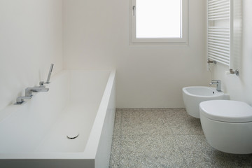 Obraz na płótnie Canvas Interior, modern bathroom