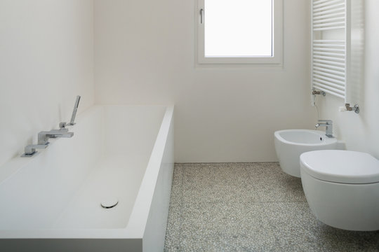 Interior, modern bathroom
