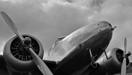 Obraz premium samolot śmigłowy