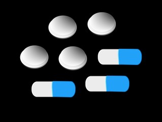 comprimés, illustration