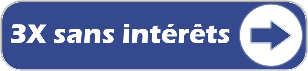 bouton 3X sans intérêts