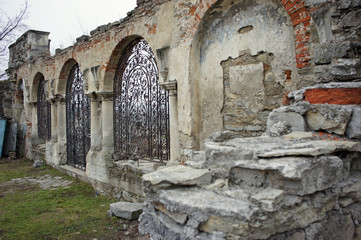 The ruins of the Church, Kamianets-Podilskyi, Ukraine